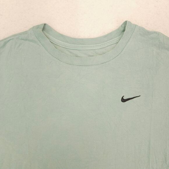 Nike Casual Crew Neck Short Sleeve T Shirt Mens Size Medium M Green - Picture 1 of 9